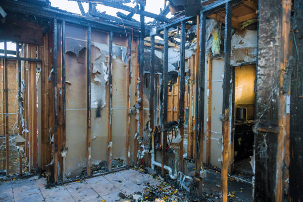 Professional Fire Damage Removal technician working in Odessa, MO